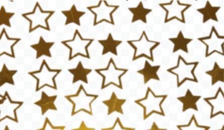 Gold Star Confetti (1 LB)