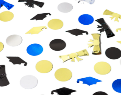 Graduation SHAPES Confetti (1 LB)