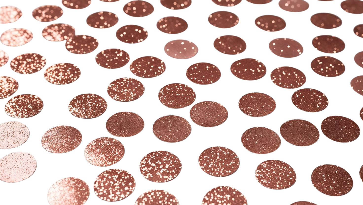Rose Gold Circle Confetti (1 LB)