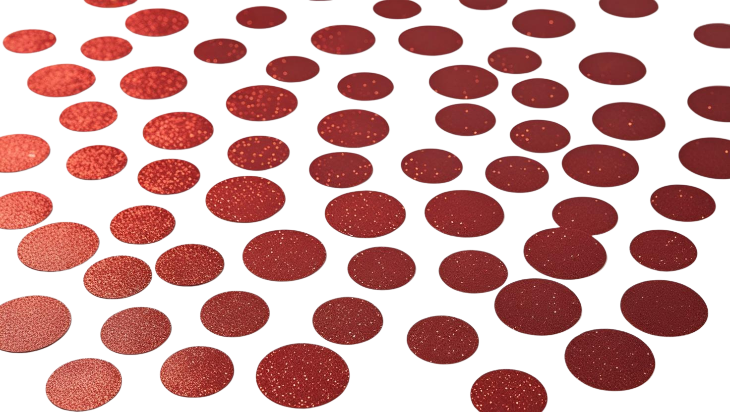 Red Circle Confetti (1 LB)